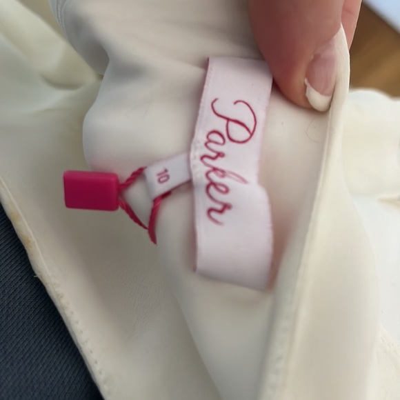 Parker White Mini Dress NWT - Picture 5 of 5